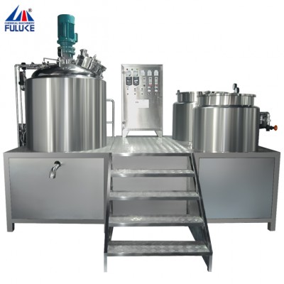 lab vacuum mixer homogenizer, lab emulsifier high shear mixer