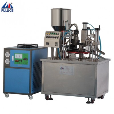 Cream filling machine soft tube filler and sealer plastic tube filling and sealing machine