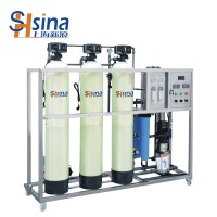 Industrial 1000 lph Salt Water Treatment Plant Automatic Reverse Osmosis Water Treatment System cosmetic food phamacy water