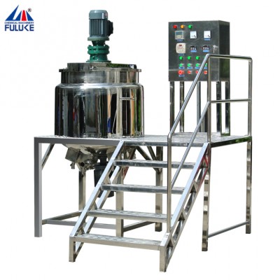 Industrial electric heating stainless steel chemical mixing tank hand wash liquid soap making machine