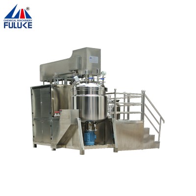 good quality lifting homogenizer emulsifier batch mixer/homogenizer for cosmetic